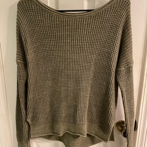 XS Hollister green sweater